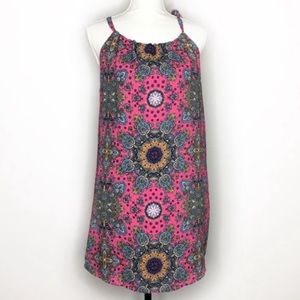 Veronica M. colorful mini dress, size small